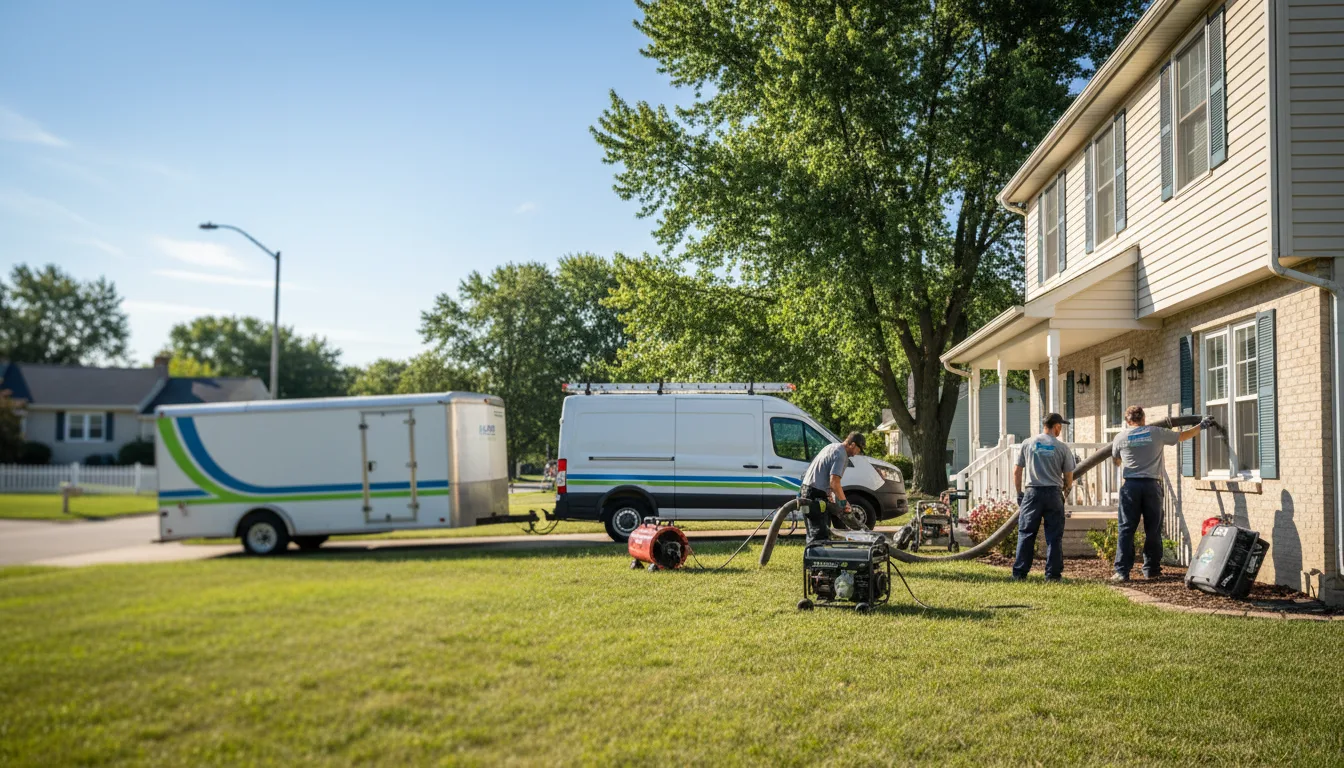 Flooded Basement Restoration And Cleanup With Repair in Mount Sterling, MO near me